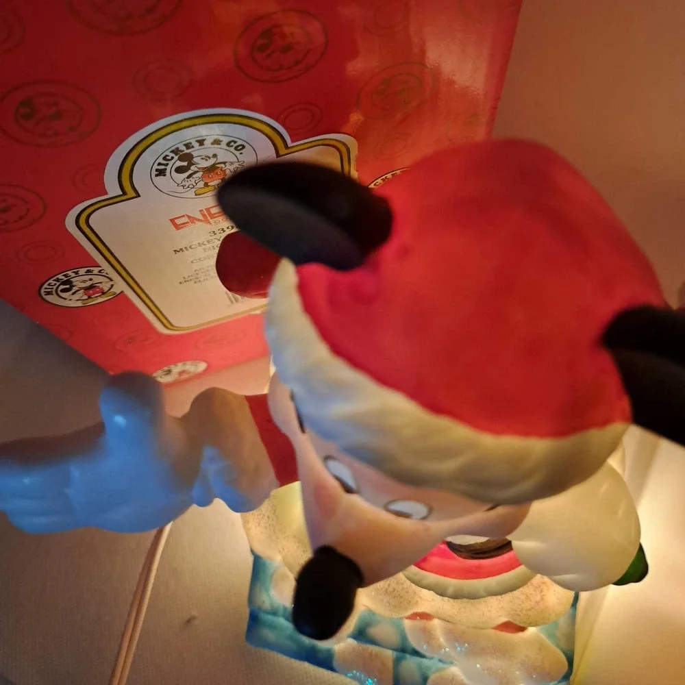 EXTREMELY RARE NIB ENESCO 8-inch PERFECT Mickey Mouse Ceramic Night Light